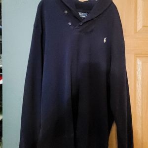 Mens XXL Navy Blue Polo Shirt